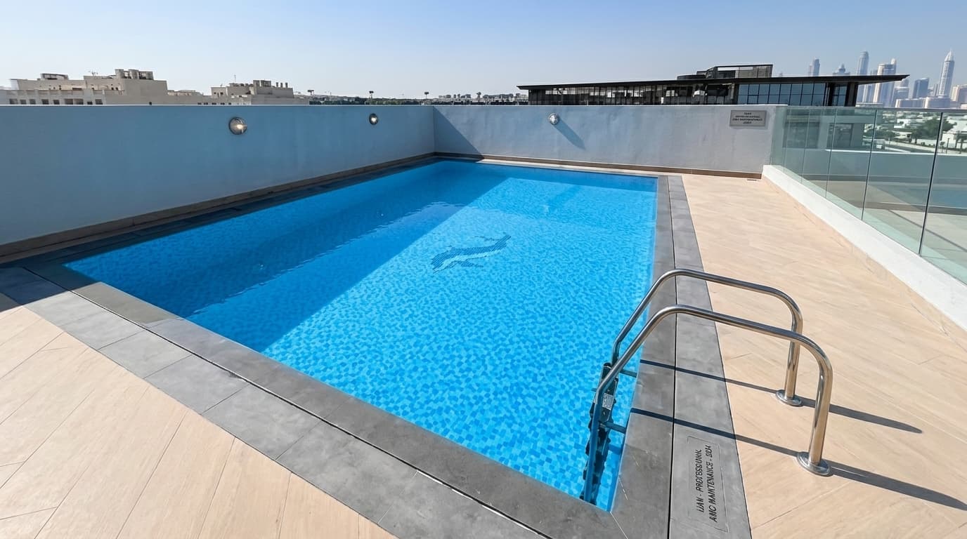 After: π Pool Algae Recovery by Ijan Technical Services in Dubai
